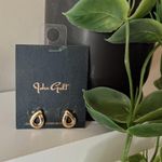 John Galt Gold Earrings NWT Photo 2