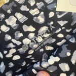 Athleta navy and White Bike Shorts with Abstract Pattern size small Photo 1