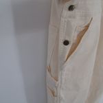 Carhartt Rugged Flex Loose Fit Canvas Duck Bib Overall in Natural Cream Womens S Photo 5