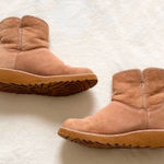 UGG  Light Pink Wedged Short Booties Photo 0