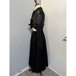 Denim & Supply Ralph Lauren Denim &‎ Supply Ralph Lauren Black Rare Bohemian Maxi Retro Ruffled Skirt Sz S Photo 7