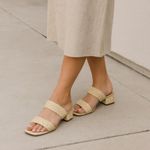 Joie  Niki Raffia Braided Straw Slip On Sandal Neutral Size 7.5 Photo 11