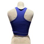 Hanes  Women’s Ribbed Cropped Seamless Bra Violet Size Small Photo 3