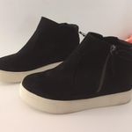 Black Wedge Sneakers, Size 7 Photo 0