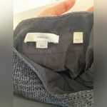 Vince  Womens Textured Square Neck Midi Dress Sleeveless Size M Black Stretch Photo 5