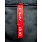 Spanx  Velvet Half Zip Pullover Top Size XS Black Lounge Sweatshirt Photo 4