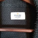Marine layer Black Open-Front Cardigan Sweater Womens Small Photo 2