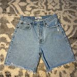 Abercrombie & Fitch  Curve Love 7 inch Dad short high-rise denim shorts☀️ Photo 1