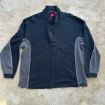 Arrow Men's 100% Cotton Quarter Zip Sweater Pullover Shirt, Made in India, XL Blue Photo 0