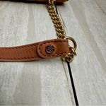 Antonio Melani Quilted Salmon Pink Shoulder Bag Gold Hardware Chain Strap Classy Photo 11