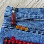 Jordache Women's Patchwork Embroidered Denim Mini Jean Skirt Size 28" Waist Photo 8