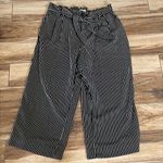 Pop sugar black striped dress ankle pants Photo 2