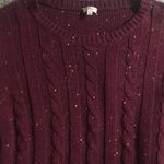 Daniel Cremieux  burgundy sweater Photo 2