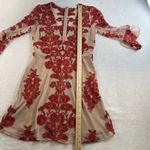 For Love & Lemons M Medium Temecula Mini Bell Sleeve Dress Mini Bodycon Boho Photo 11