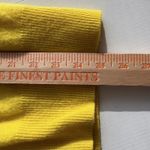 J.Crew  100% Cashmere V Neck Sweater Bright Yellow Size S Photo 3