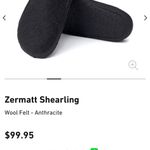 Birkenstock  Zermatt Shearling Slippers Wool Felt - Anthracite Photo 1