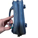 Y2K Blue Butterfly Embossed Vegan Leather Purse Photo 1