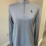Ralph Lauren Polo Performance Gray Quarter-Zip Pullover Men’s XL Thumb Holes Photo 0