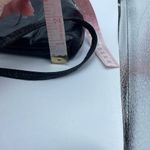 Vintage Holiday Fair 1981 faux leather shoulder bag or clutch. Hong Kong. Black Photo 12