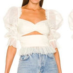 LPA ‎ Dolores Peplum Cut Out Top Photo 0
