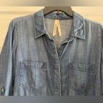 Liverpool Stitch Fix  Chambray Button Down Top Size Small Photo 2