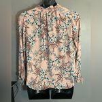 Liz Claiborne Career pink floral blouse Photo 6