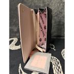 Juicy Couture  Black Quilted Wallet Charm Embellished Bifold Clutch NWT Photo 3