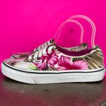 Vans  Hawaiian Floral Pink, White Low Top Sneaker Sz 8 Photo 5