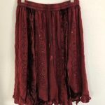 Sequined Skirt Gorgeous Burgundy Free Size Size M Photo 0