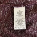 LOGO By Lori Goldstein Womens Size XS Purple Marled Mixed Media Cardigan Sweater Photo 4