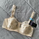 Bali Vintage 60s Bra Beige Original Full Coverage 36C Pinup Bullet Bra Floral NWT Photo 2