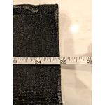 Molly Bracken Sheer Metallic Silver Black Mock Neck Top S Y2K Glam Party Photo 5