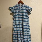 Paloma Blue Isabel geometric ruffle maxi dress Size L Photo 3