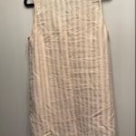 St. Tropez Linen Dress Sleeveless Striped Photo 2