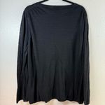 J.Crew  relax for crewneck Black Long Sleeve Sweater SZ:L Photo 5