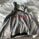 Wisconsin Hoodie Gray Photo 0