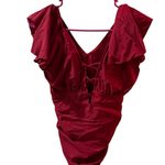 Others Follow Elegant Red Women's Intimate Bodysuit Photo 1