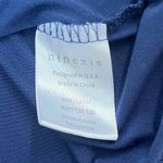 Ninexis Boutique Women’s Navy Blue Ruffle shoulder top Medium Photo 3