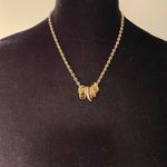 Charter Club  Gold Tone Crystal Accent Ring Pendant Necklace Photo 2