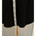 Alfani  Womens Size 1X Top Shirt Tunic Stretch Lightweight Black White Aztec Boho Photo 5