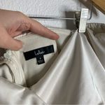 Lulus  Always Celebrating Ivory Satin Off The Shoulder Mini Dress Size Small Photo 2