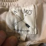 LA Hearts Zip up Tan Hooded Bomber Jacket Photo 4