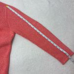 L.L. Bean Women's Cotton Coral Cardigan size MP Pink Photo 5