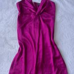 EXPRESS Magenta Sleeveless Slip Dress Photo 0