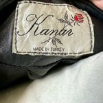 Kanar Black Leather Single Button Blazer Suit Style Vintage 80s Jacket Clubbing Size undefined Photo 12