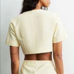 ZARA 🦙📦 linen blend mink skirt Medium Pale yellow Photo 1