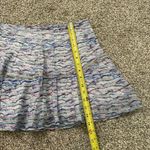 Free People  light blue multicolor a-line mini skirt size 6 Photo 7