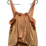 Free People  Boho Ruffle Textured Tank Top | Size XL | NWT Photo 1