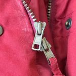 Eddie Bauer Vintage Women's Deep Red Anorak plaid wool lined Utility Jacket Photo 8