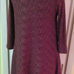 Anthropologie Anthro Saturday Sunday tunic dress maroon sz Sm Photo 3